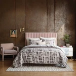 8PC Queen Jacquard Chain Link Comforter And Sheet Set Taupe - Threshold. Fixed Price $33.99.