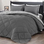 Downluxe Comforter Set - Charcoal And Queen, Charcol/grey. Fixed Price $63.99.