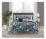 8-PIECE Mainstays Twin/txl Coordinated Bedding Set Reversible Tropical Birds. Fixed Price $54.95.
