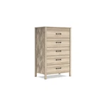 Signature Design By Ashley Socalle 5 Drawer Dresser, Tan. Fixed Price $244.92.