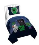 Minecraft Bad Night Full/queen Quilt & Sham Set - Super Soft Kids Bedding Fea.... Fixed Price $103.52.