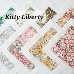 White Linen Cocktail Napkins, Liberty Of London Exclusive Print, Set 8, New. Fixed Price $59.00.