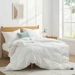 Lightweight 90% White Down Comforter 800FP Bed Blanket, 500TC 100% Cotton Shell. Fixed Price $250.99.
