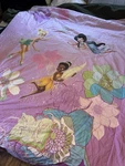 Vintage Disney Fairies Tinkerbell Twin/full Reversible Comforter, 72" X 86". Fixed Price $38.00.