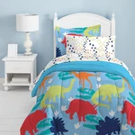 Dream Factory Dinosaur Prints Boys Comforter Set Sheets Kids Bedding. Fixed Price $144.61.