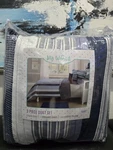 My World Twin 3PC Quilt Set Blue Stripe W/ Sham & Deco Pillow New. Fixed Price $29.99.