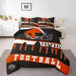 Erosebridal Football City Comforter Set Queen Bedding Young Grey. Fixed Price $65.73.