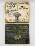 Vintage Landmark Casino Wood Metal News Print Block Ink Stamp Las Vegas #10. Fixed Price $19.99.