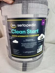 Sertapedic Clean Start Down Alternative Comforter - Ultra Soft New. Fixed Price $39.65.
