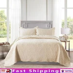 Reversible Solid Quilt Set Paisley Pattern Microfiber Lightweight Bedspread New. Fixed Price $101.82.
