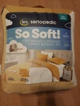 Sertapedic Soft F/q Washed & Brushed 3 Pc. Bedding Set (new). Fixed Price $39.55.