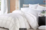 Luxurious Baffle Box Siberian Goose Down Stripe Comforter 1200TC Twin Queen King. Fixed Price $99.95.