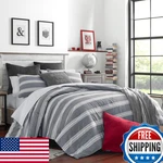 Nautica Queen Comforter Set Reversible Bedding Matching Shams Stripe Room Decor. Fixed Price $169.00.