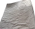 Frye Channel Faux Fur Comforter Only - King Size 91 X87 Beige 1841860 Euc. Fixed Price $101.24.