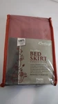 Mastertex Reversifi Microfiber Bed Skirt Center Pleat Orange Twin 39"X75". Fixed Price $14.90.
