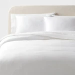 King Tencel Duvet Cover And Sham Set White - Threshold. Fixed Price $35.99.