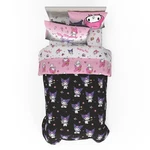 Sanrio Kuromi & My Melody Bedding 5 Piece Super Soft Cozy Reversible Comforte.... Fixed Price $106.65.