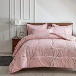 Aikasy Bed Bag 7 Pieces Queen Size - Floral Print Soft Microfiber, Revers. Fixed Price $56.78.