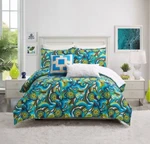 Nwt Trina Turk Fall Fonda Floral King Comforter, Shams & Pillow Set 4PC. Fixed Price $178.59.