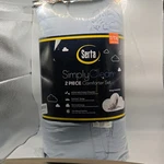 Serta Simply Clean 2-PIECE Comforter Set Light Blue With And Sham. Fixed Price $10.00.