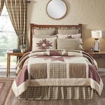 Primitive California King Quilt Set Tan Cider Mill Cotton Vhc Brands. Fixed Price $265.40.