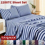 2200 Series 4 Piece Bed Set Hotel Luxury Ultra Soft Deep Pocket. Fixed Price $18.44.