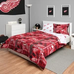 Foco Detroit Red Wings Nhl Team Color Bag Comforter Bedding 5 Piece Set. Fixed Price $79.99.