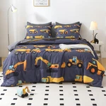 Wajade 7 Piece Construction Truck Kids Comforter Set Boys Full Size 3D. Fixed Price $97.29.