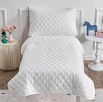 Wowelife 4 Pieces Toddler Bedding Set, White, Comforter Boy Girl. Fixed Price $29.99.