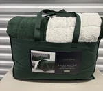 Charisma 3-PC Corduroy & Sherpa Quilt Reversible Set King 108X98 Green Nwt. Fixed Price $109.99.