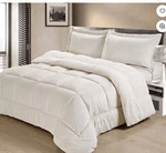Swift Home Ultra Plush Reversible Micromink & Sherpa Fleece Comforter Set, Ivory. Fixed Price $39.99.