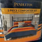 Pendleton 5 Piece Comforter Set Grand Canyon Multi King New. Fixed Price $325.00.