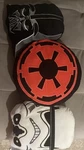 Jay Franco & Sons Star Wars Plush Set Darth Vader Stormtrooper Imperial Symbol. Fixed Price $15.00.
