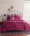 Anthology 2 Piece Comforter Set Kylie Boho Pink, Purple, Red, Black Twin New. Fixed Price $119.95.