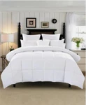 Unikome Medium Weight Extra Soft Goose Down And Feather Fiber King Comforter. Fixed Price $99.99.