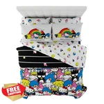 Franco Hello Kitty Queen Bedding Set 7 Piece Comforter Sheets. Fixed Price $174.99.