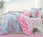 New In Package Pottery Barn Lilly Pulitzer Mermaid Cove Full Queen Comforter. Fixed Price $295.00.