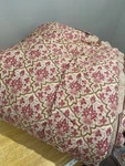 Vtg Lauren Ralph Queen/full Comforter Langham Briarleigh Red Beige Floral. Fixed Price $179.99.
