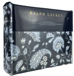 Ralph Lauren Queen Delphine Paisley Duvet Cover White Navy Blue Floral. Fixed Price $99.99.