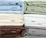 Fine 400 Thread Count 100% Cotton Sateen Bed Sheet Dobby Stripe. Fixed Price $29.99.