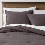 King Dyed Cotton Linen Comforter & Sham Set Dark Gray - Threshold. Fixed Price $37.39.