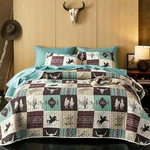Quilt Set Queen Southwestern Aztec Reversible Bedspread 3PC. Fixed Price $60.99.
