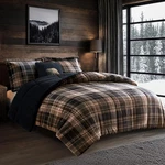 Woolrich Reversible Plush Sherpa Comforter Set King - 4 Piece Brown/black. Fixed Price $161.99.