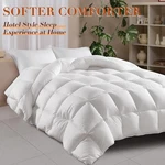 King Size Goose Down Comforter 100% Cotton All Season Warm Thick Duvet, Big Sale. Fixed Price $217.99.
