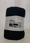 Room Essentials, Faux Shearling Microfiber Comforter, Twin/xl Twin, Black. Fixed Price $25.00.