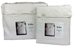 Villa King Duvet Cover Set W/ Shams Ivory Off White Basketweave Noble Excellence. Fixed Price $99.99.