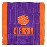 Clemson Tigers Northwest Ncaa Unisex-adult Comforter And Sham Set Full/queen. Fixed Price $54.99.