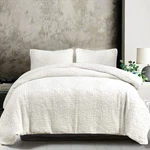 Vintage White Porto Matelasse Abstract Texture Country King 3 Pc Comforter Set. Fixed Price $369.00.