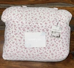 Shabby Chic Pink White Floral Ruffled 100% Cotton Gauze Queen Comforter Set. Fixed Price $169.97.