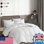 Martha Stewart King Size Goose Down Fiber Comforter 100 Cotton Duvet Insert. Fixed Price $188.15.